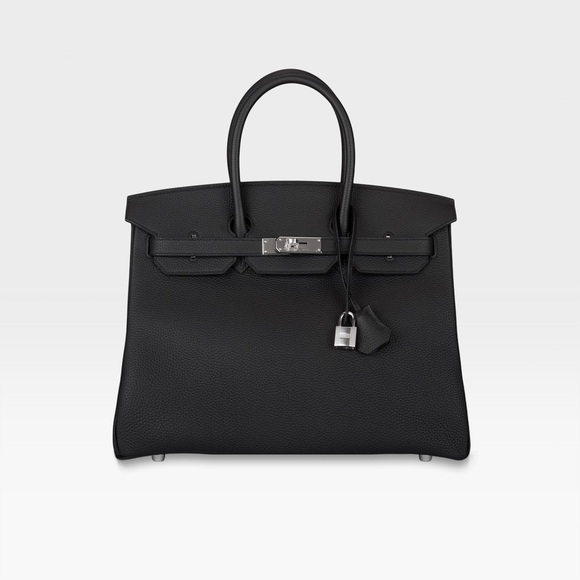 Hermes Handbags - Hermès - Birkin 35 - Black Togo